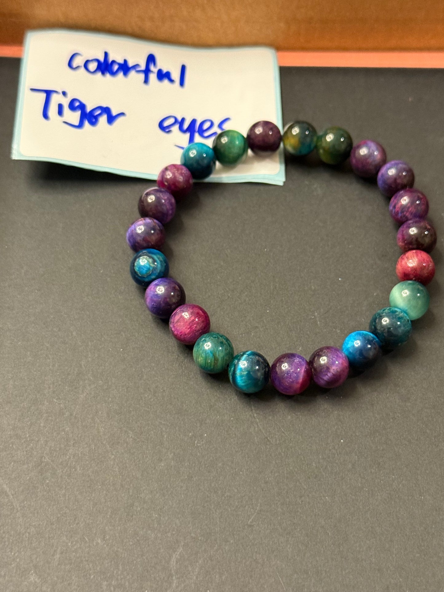 DESTASH - 8mm Galaxy Tiger Eye AAA Quality
