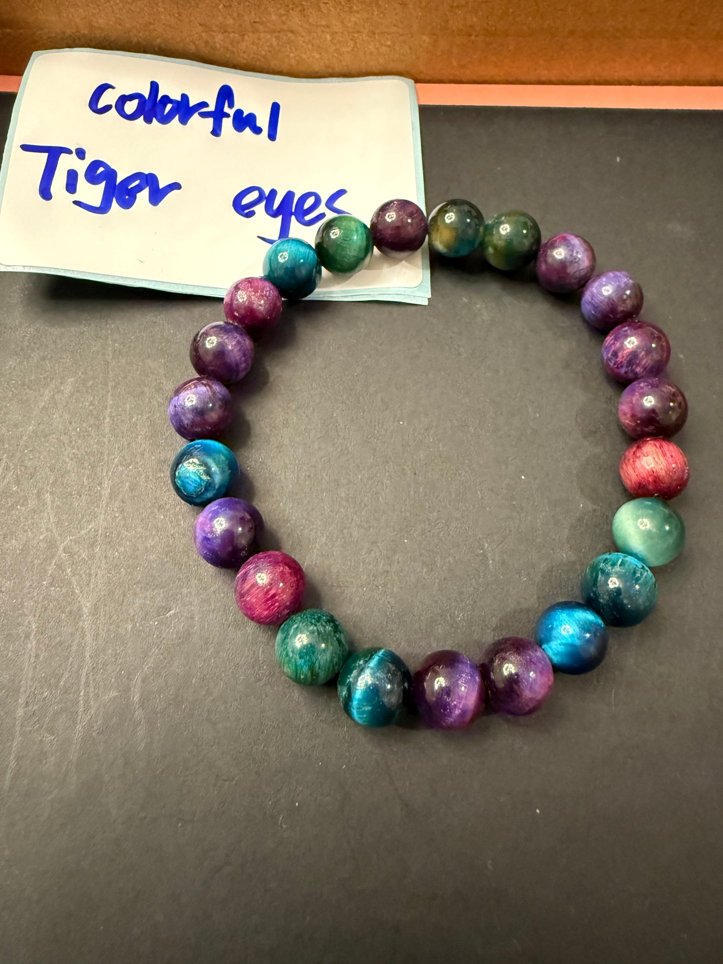 DESTASH - 8mm Galaxy Tiger Eye AAA Quality