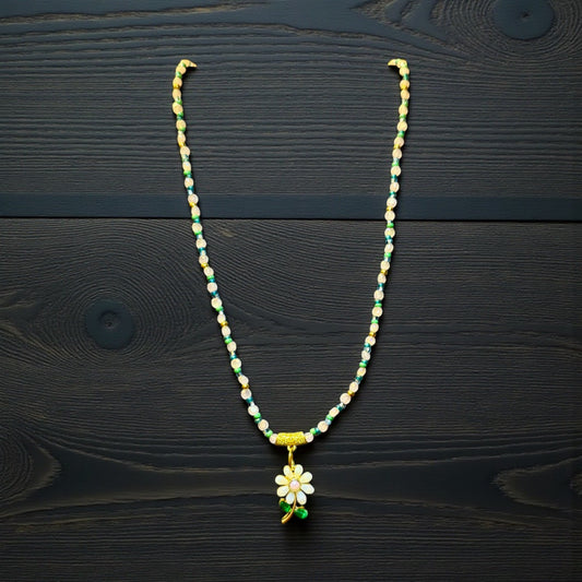 24” Daisy Blossom Necklace + Matching Earrings