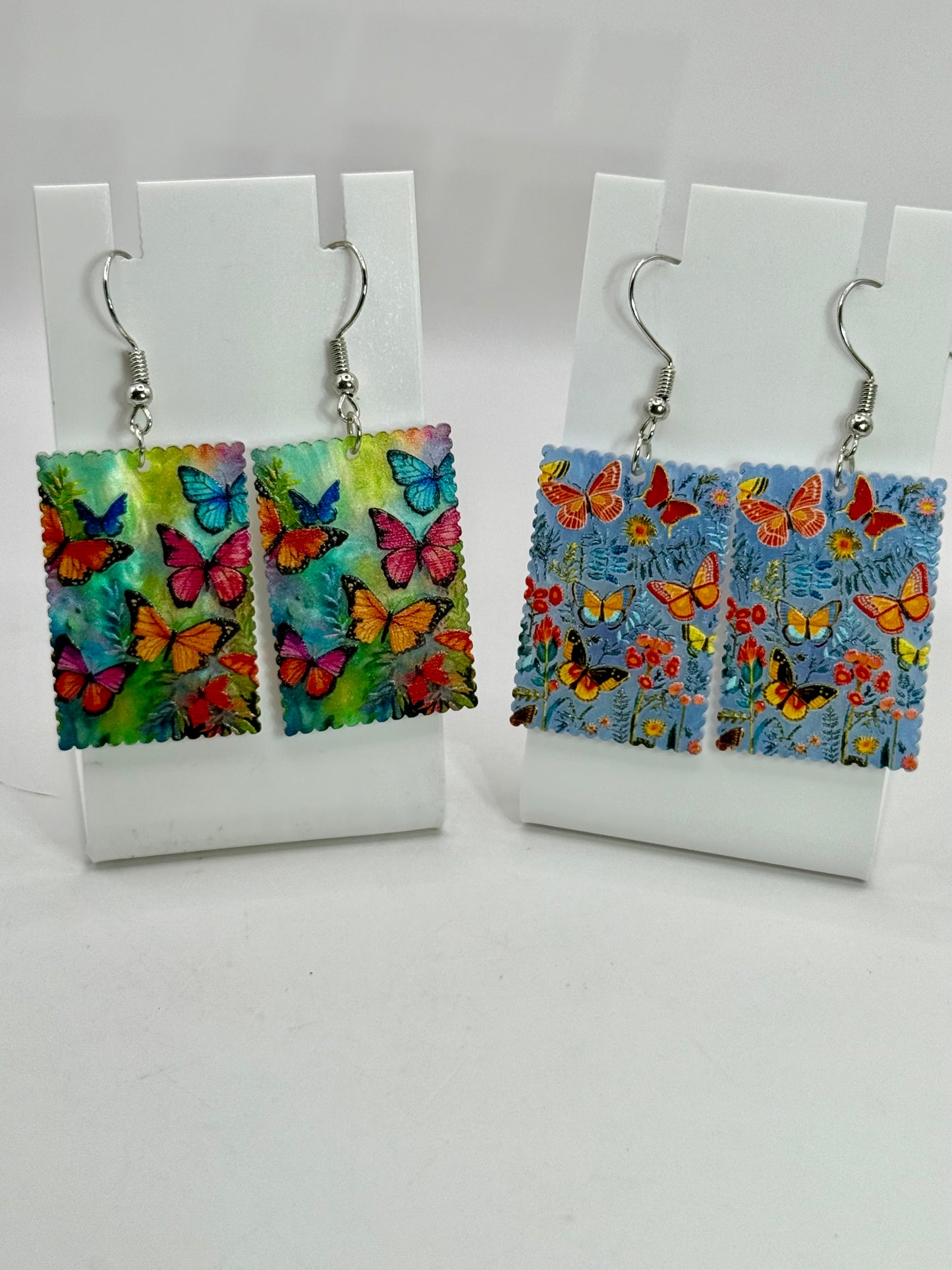 Butterfly Earrings – Colorful Dangle Earrings, Lightweight Statement Jewelry, Nature Inspired Earrings, Gift for Her