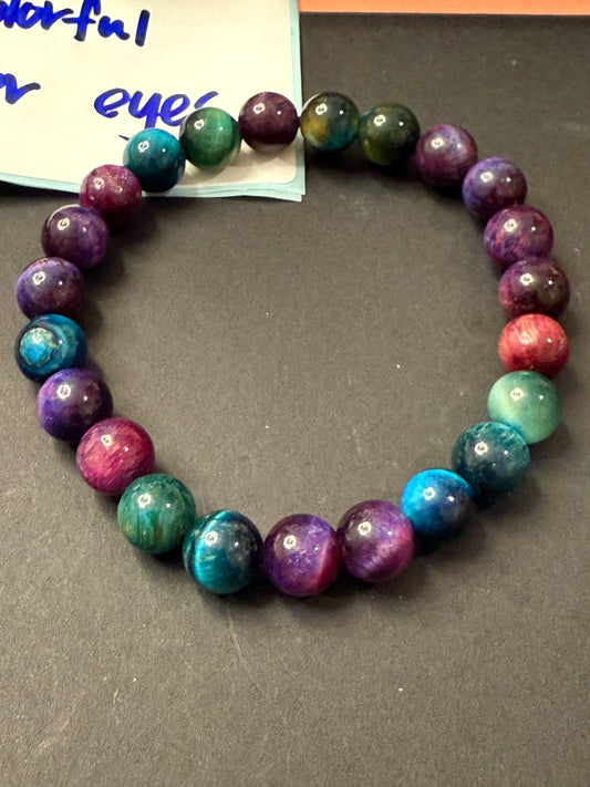 DESTASH - 8mm Galaxy Tiger Eye AAA Quality