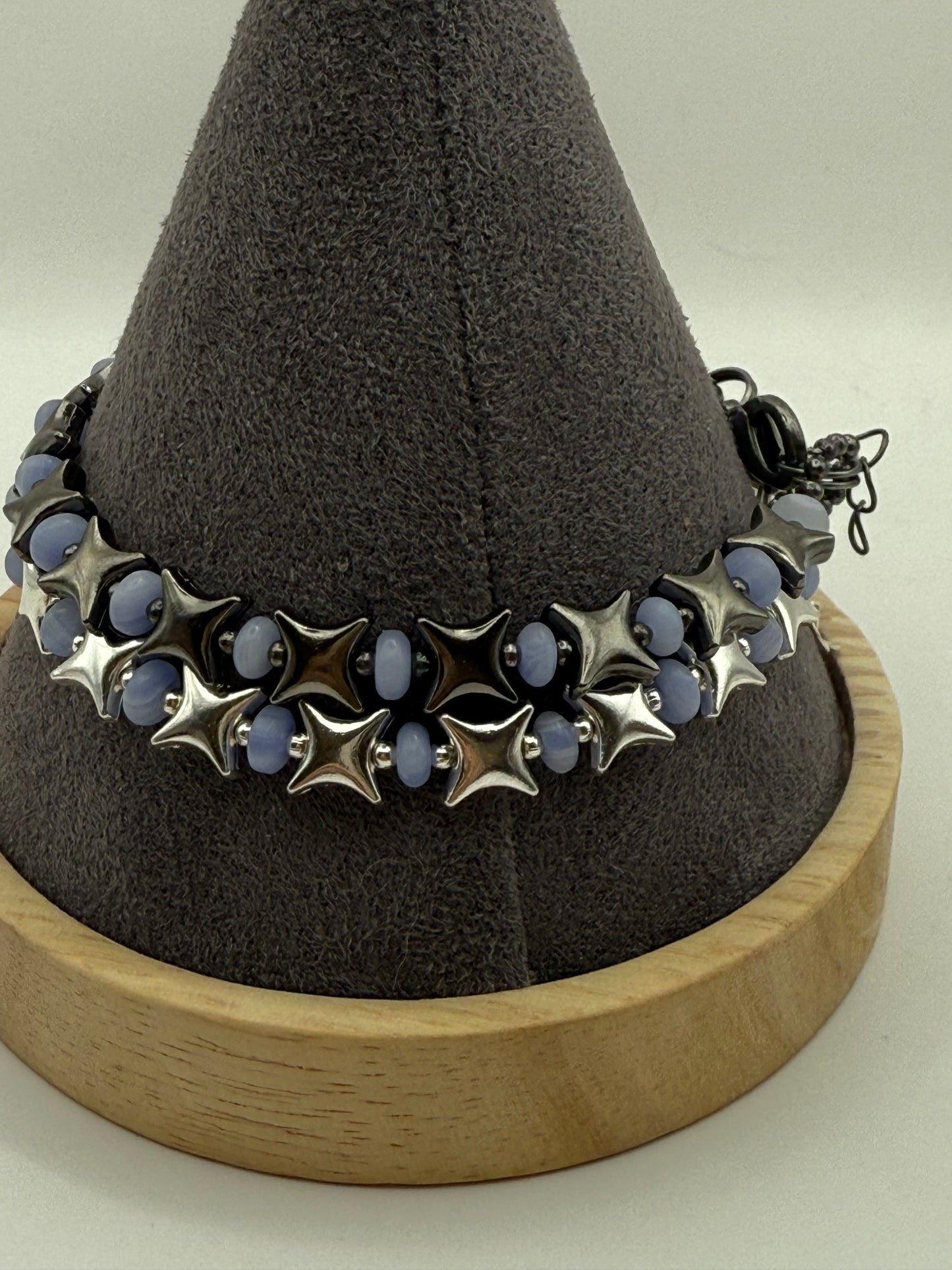 Celestial Dreams Bracelet Duo – Handmade Star Bead Bracelets – 7.5” - Resizing Available