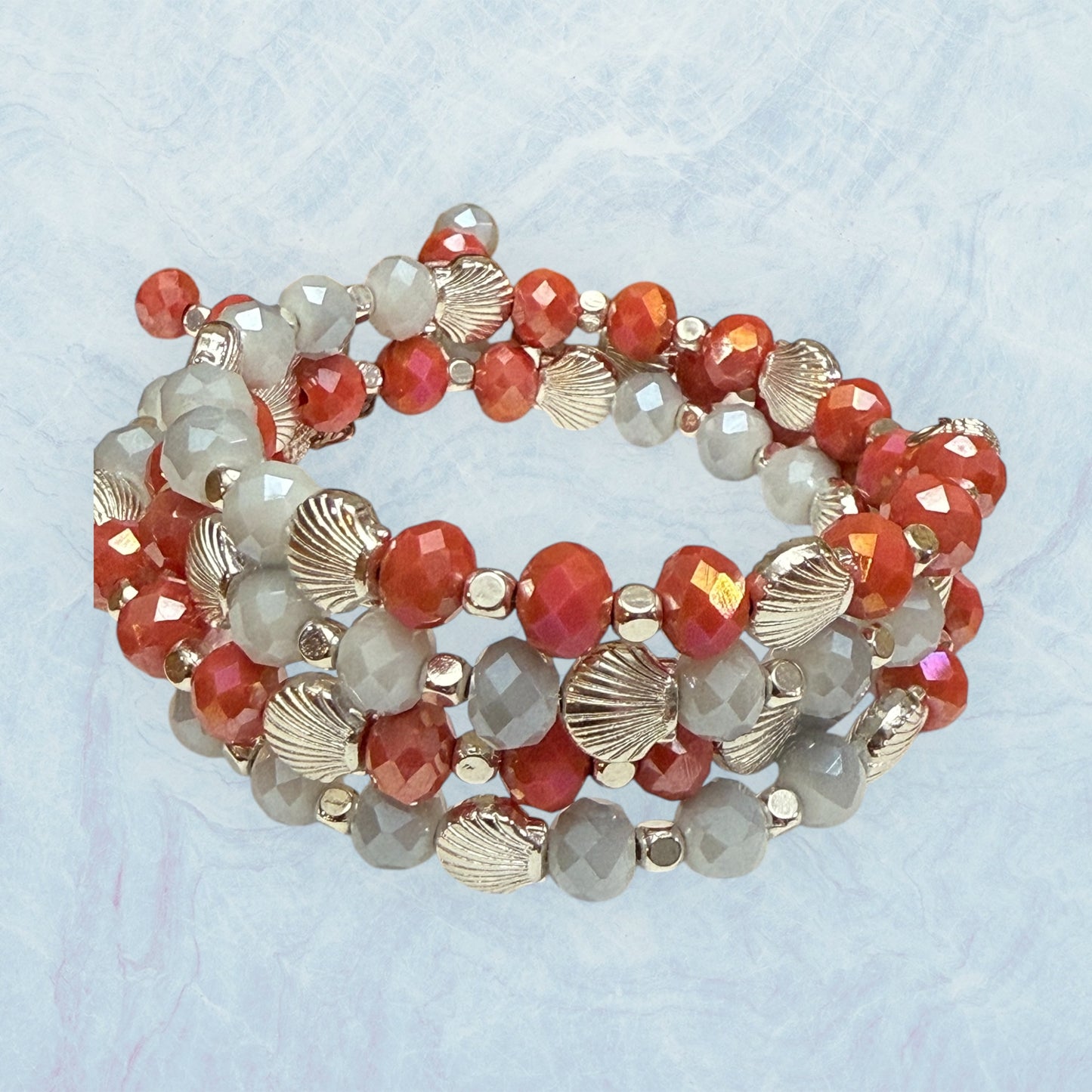 Tropical Theme Wrap Bracelet