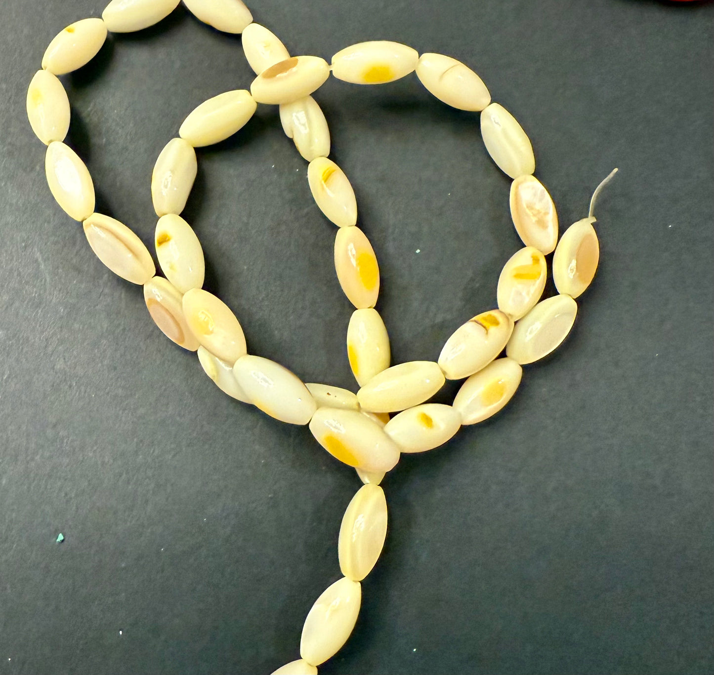 DESTASH - Shell Beads - Rice Shape. See pictures for each each color available