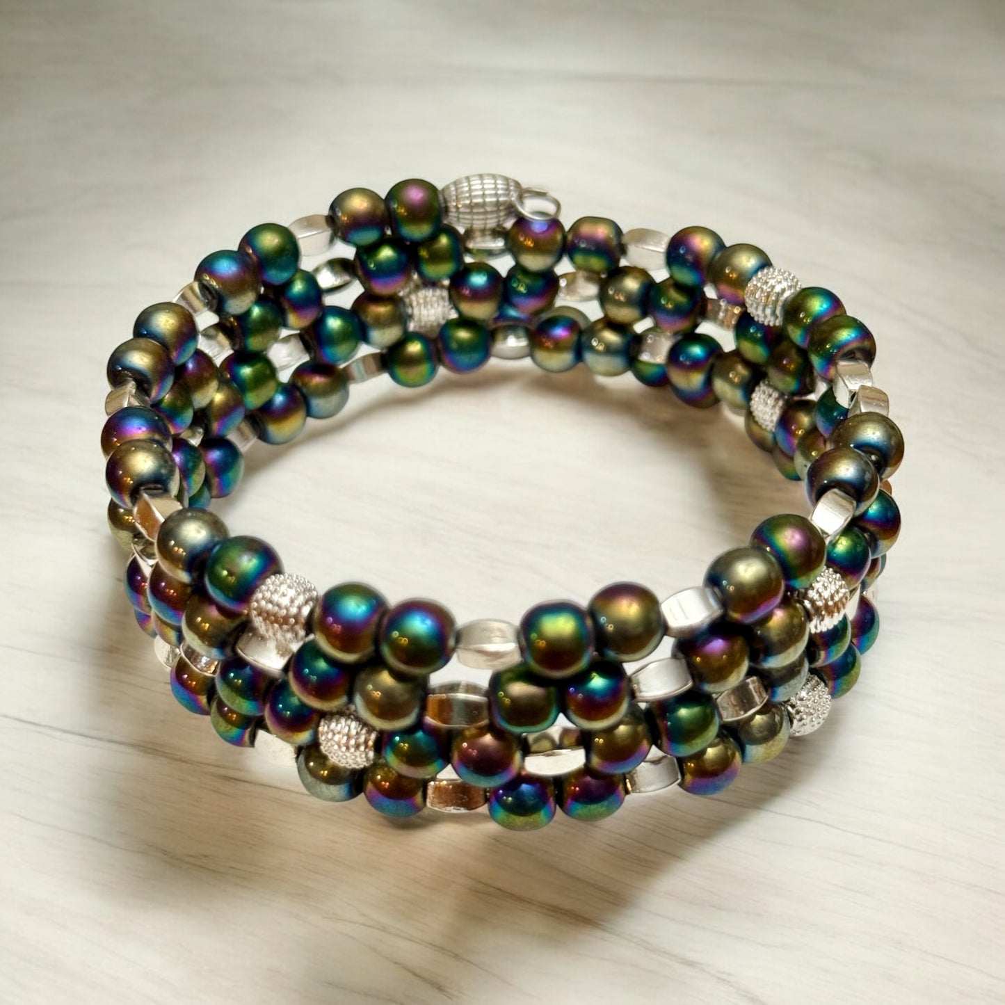 Cosmic Glow Wrap Bracelet