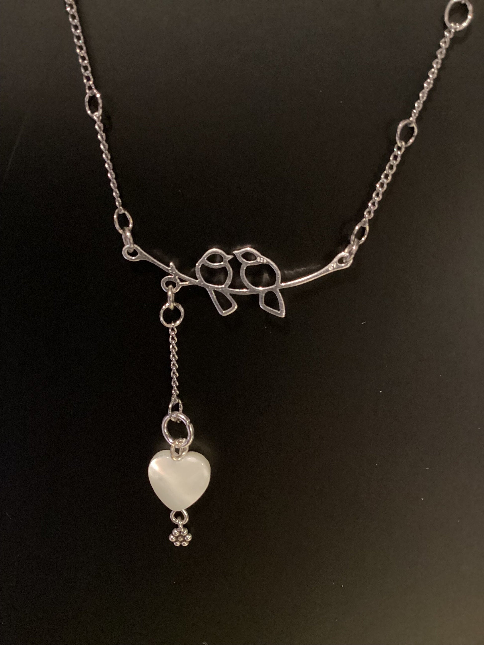 Love Birds Necklace 22&quot;