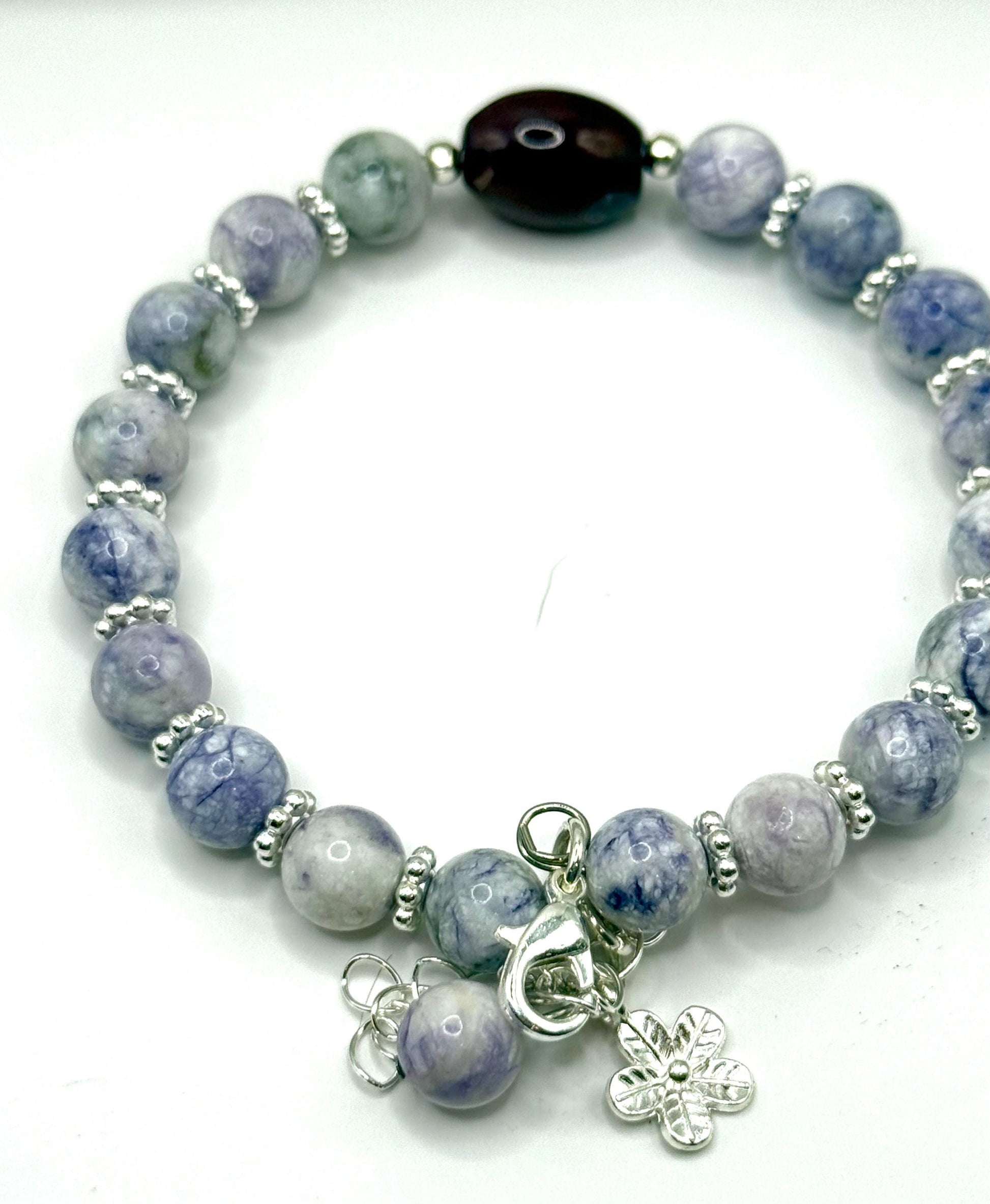 Lavender Peace Jasper Bracelets